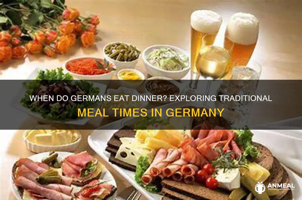 what time do germans have dinner