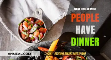 When Do Most People Eat Dinner? Exploring Global Meal Times