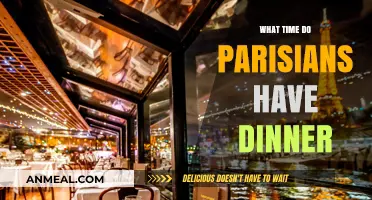 When Do Parisians Dine? Exploring France's Evening Meal Traditions