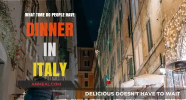 Italian Dinner Traditions: Exploring the Timing of Meals in Italy