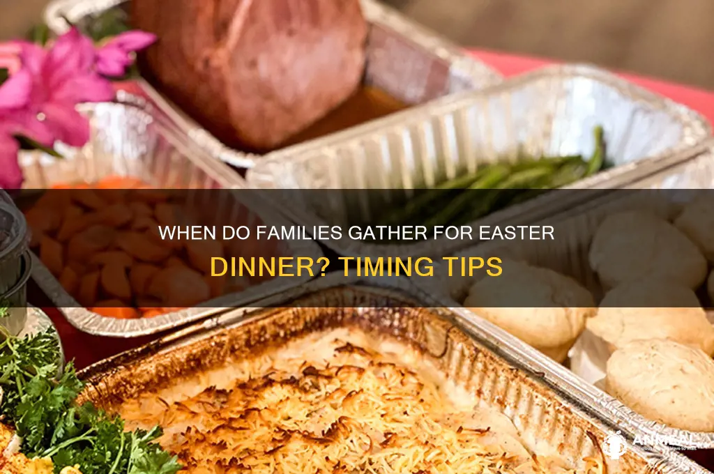 what time do people have easter dinner