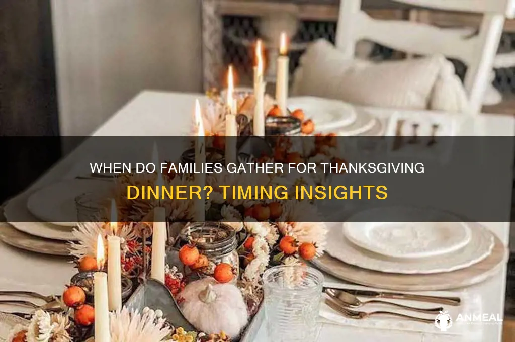 what time do people have thanksgiing dinner