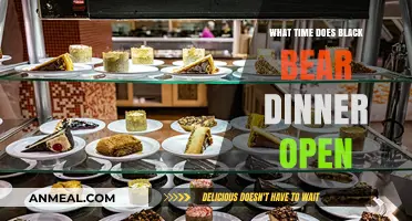Black Bear Dinner Opening Hours: When to Plan Your Visit
