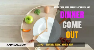 When to Eat: Breakfast, Lunch, and Dinner Timing Guide