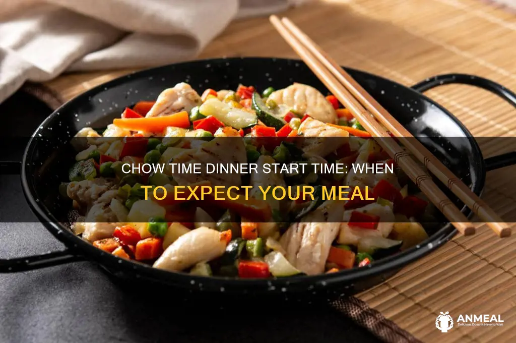 what time does chow time dinner start