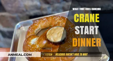 Dancing Crane Dinner Hours: When Does the Evening Feast Begin?