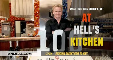 Hell's Kitchen Dinner Time: When Does the Culinary Action Begin?