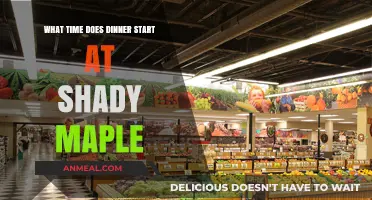 Dinner Time at Shady Maple: When to Arrive for the Feast