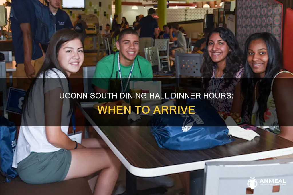 what time does dinner start at souht dining hall uconn