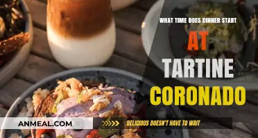 Dinner Time at Tartine Coronado: When to Arrive for Your Meal