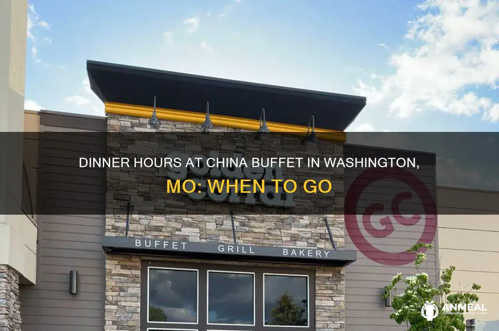what time does dinner start china buffet washington mo