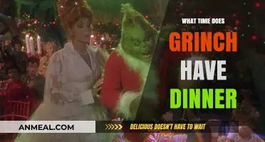 When Does the Grinch Eat Dinner? A Whoville Feast Time