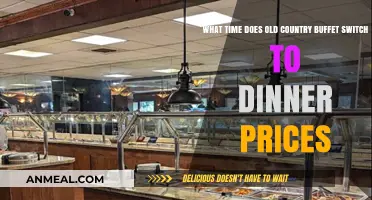 When Does Old Country Buffet Start Dinner Pricing?