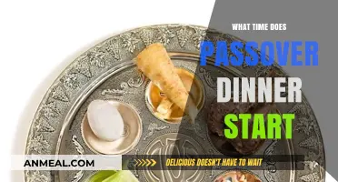 When to Begin: Passover Seder Dinner Start Time Guide