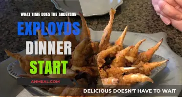 Anderson Exploids Dinner Start Time: When Does the Feast Begin?