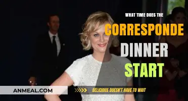 Correspondence Dinner Start Time: When Does the Event Begin?