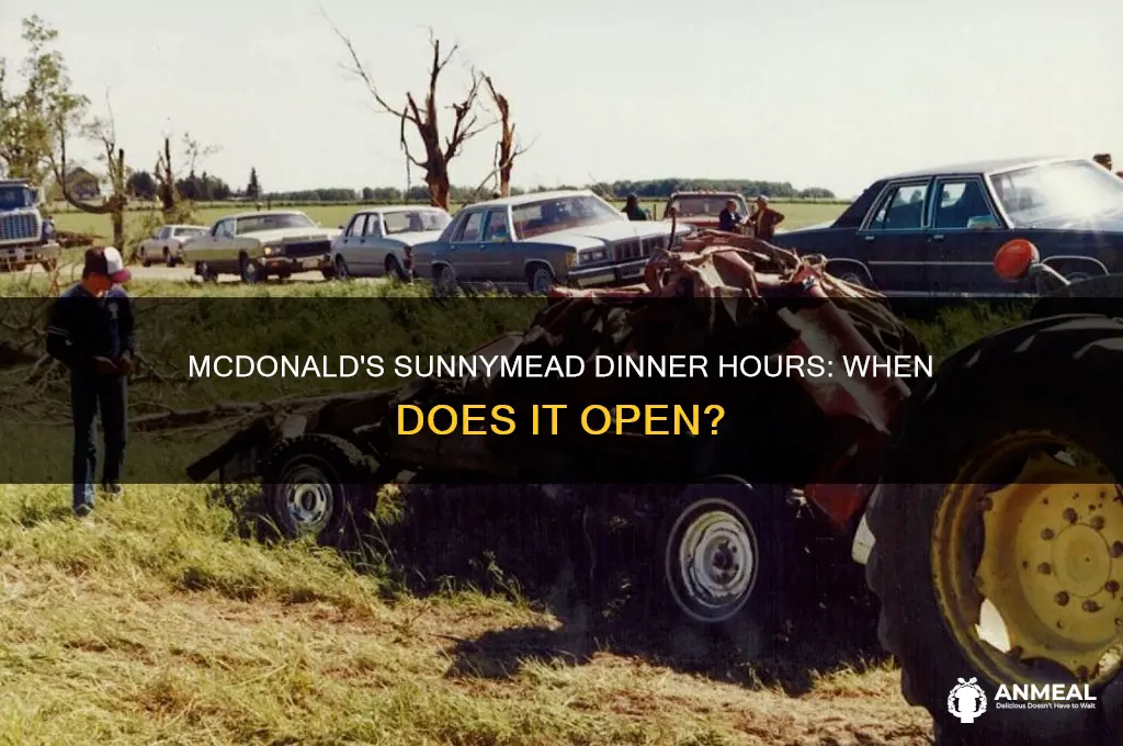 what time does the mcdonald