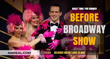 Perfect Timing: When to Eat Dinner Before a Broadway Show