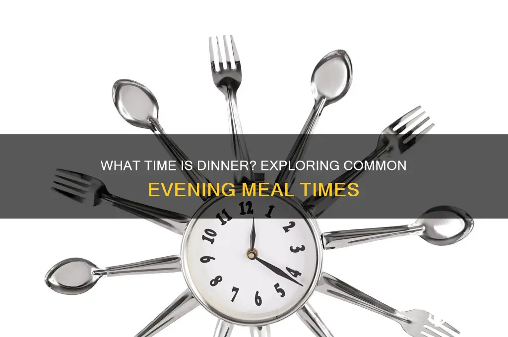 what time for dinner usually