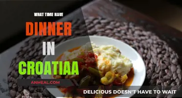 Croatian Dining Traditions: Ideal Time for Dinner in Croatia