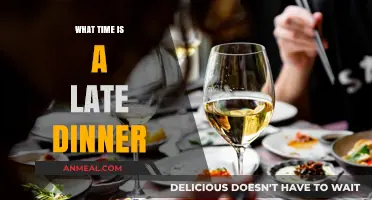 When Does Dinner Become Late? Exploring Evening Meal Timing