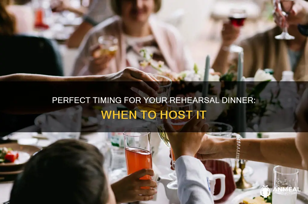 what time is a rehersal dinner