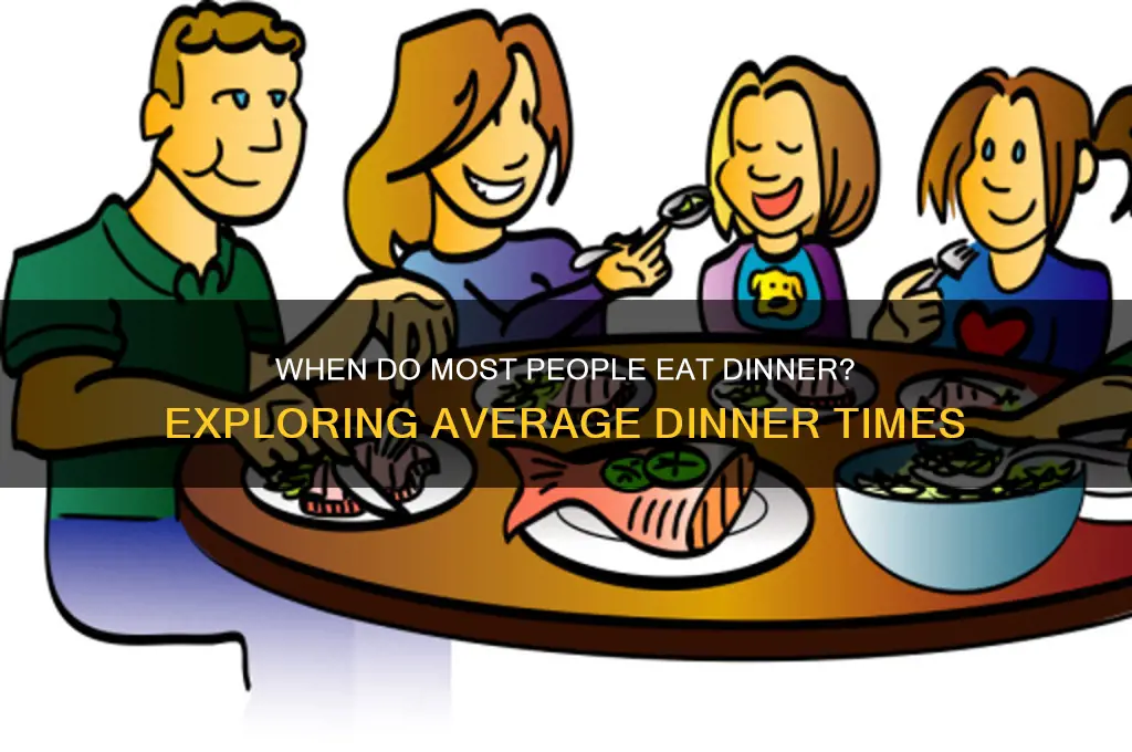 what time is average dinner time
