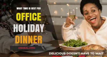 Perfect Timing: When to Host Your Office Holiday Dinner Celebration