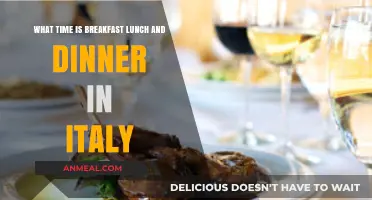 Italian Meal Times: When to Enjoy Breakfast, Lunch, and Dinner