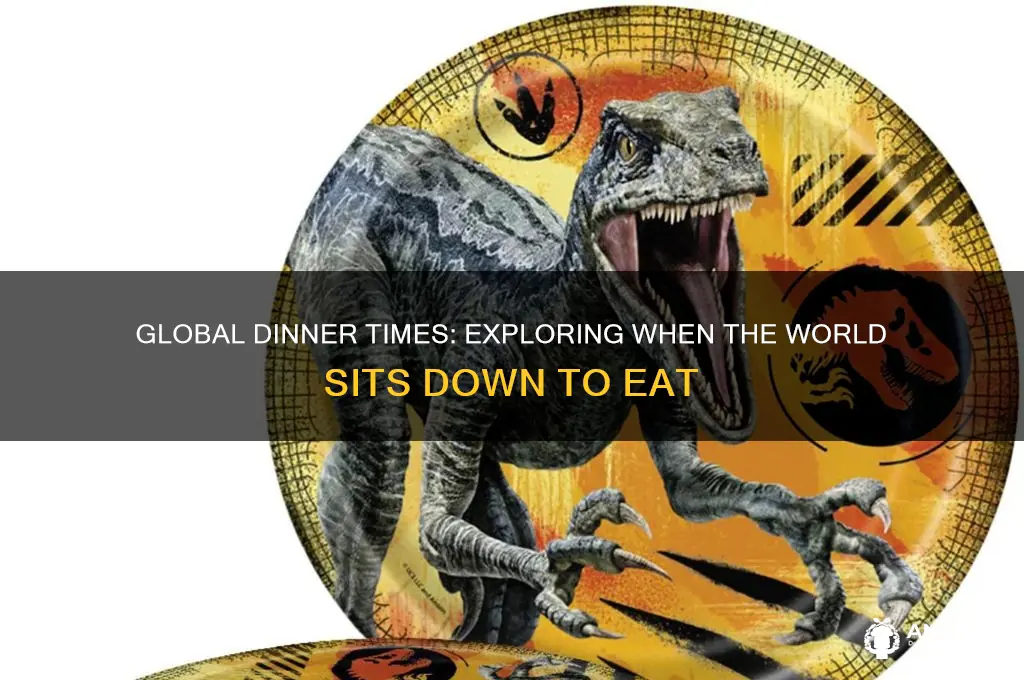 what time is dinner around the world