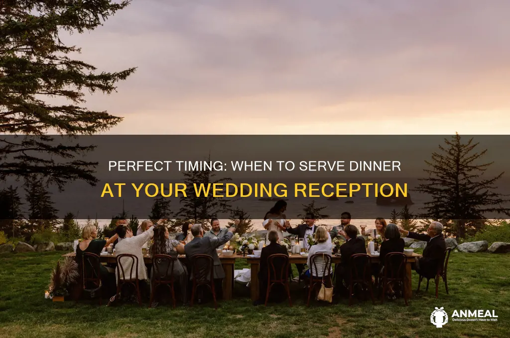 what time is dinner at a wedding