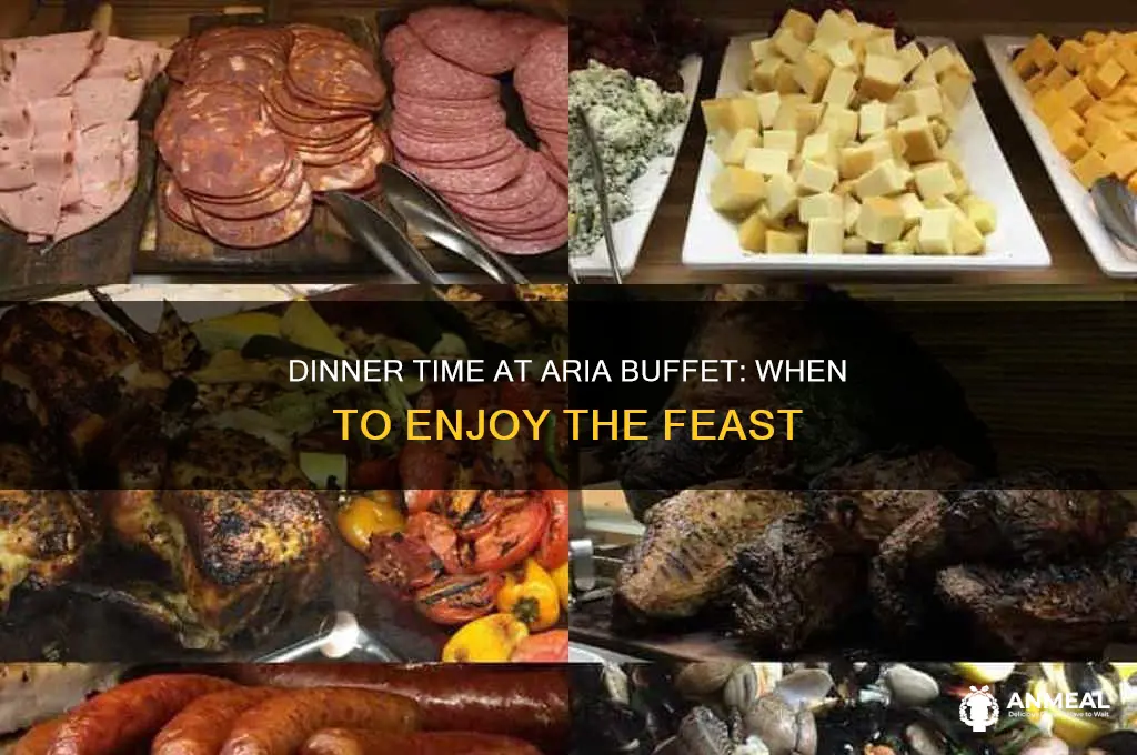 what time is dinner at aria buffet