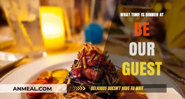 Be Our Guest Dinner Time: When to Enjoy Your Magical Meal
