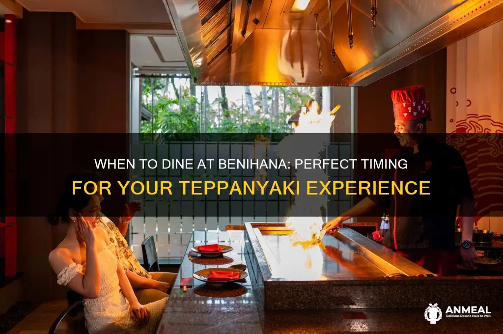 what time is dinner at benihana