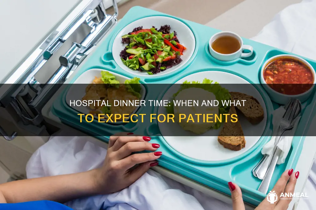what time is dinner at hospital
