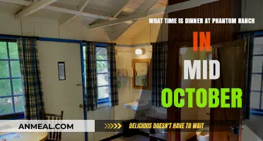 Phantom Ranch Dinner Time: Mid-October Schedule and Tips