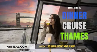 Thames Dinner Cruise: Perfect Timing for an Unforgettable Evening