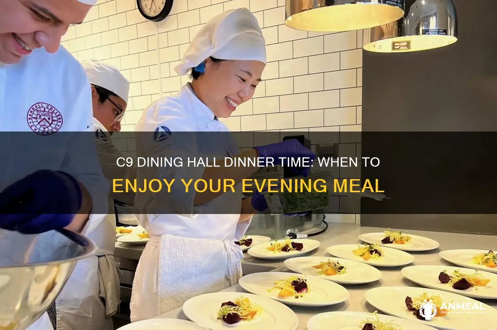 what time is dinner for c9 dining hall