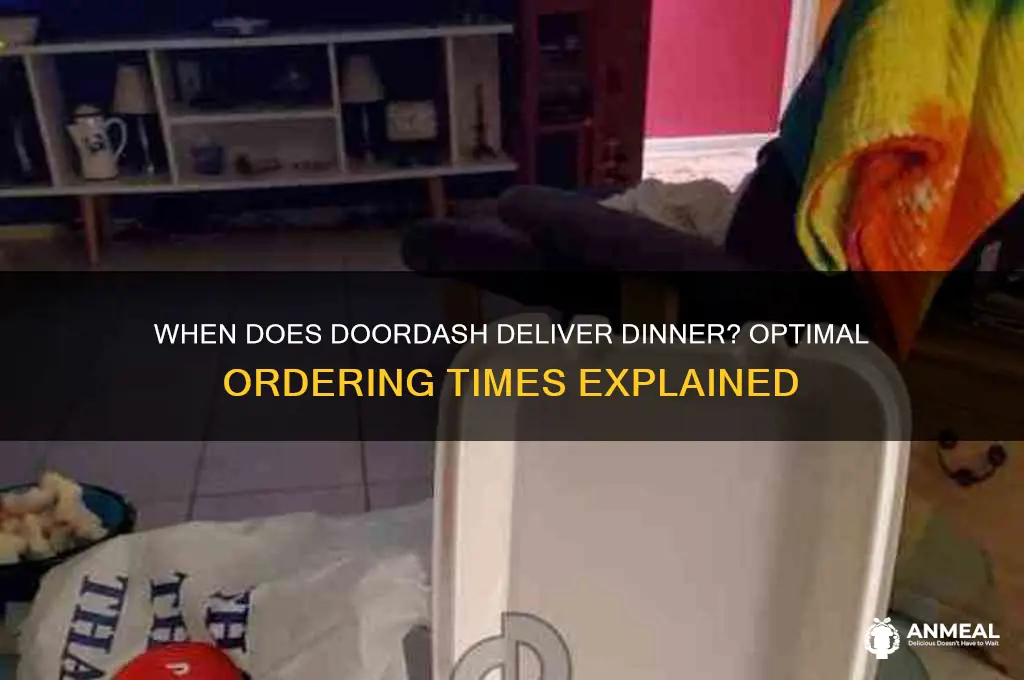 what time is dinner for doordash