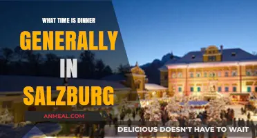 Salzburg's Dinner Time: When Locals Typically Enjoy Their Evening Meal
