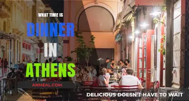 Athens Dinner Time: When Locals Dine in the Greek Capital