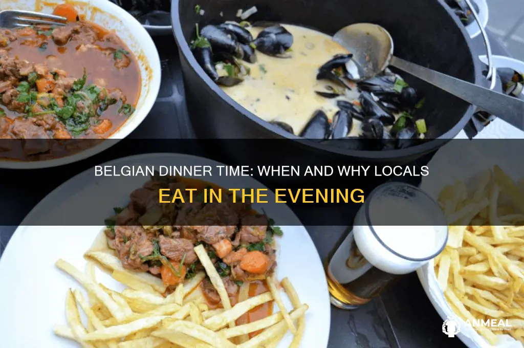 what time is dinner in belgium