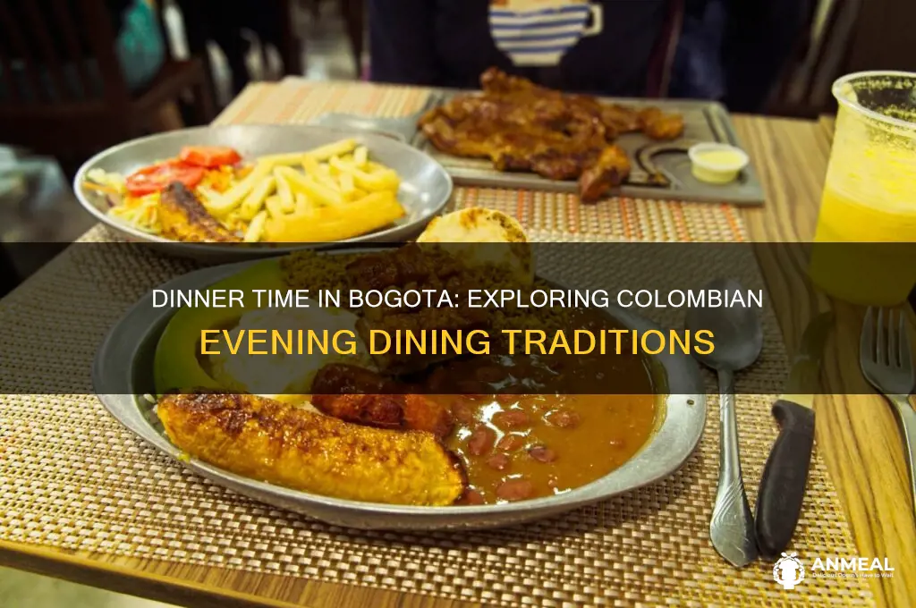 what time is dinner in bogota
