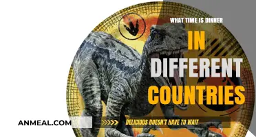 Global Dinner Times: Exploring When Countries Sit Down to Eat