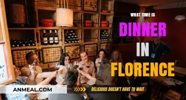 Florence Dinner Time: When Locals Dine in the Tuscan Capital