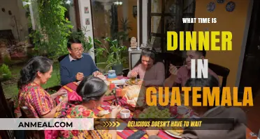 Guatemalan Dinner Traditions: Exploring Typical Evening Meal Times in Guatemala