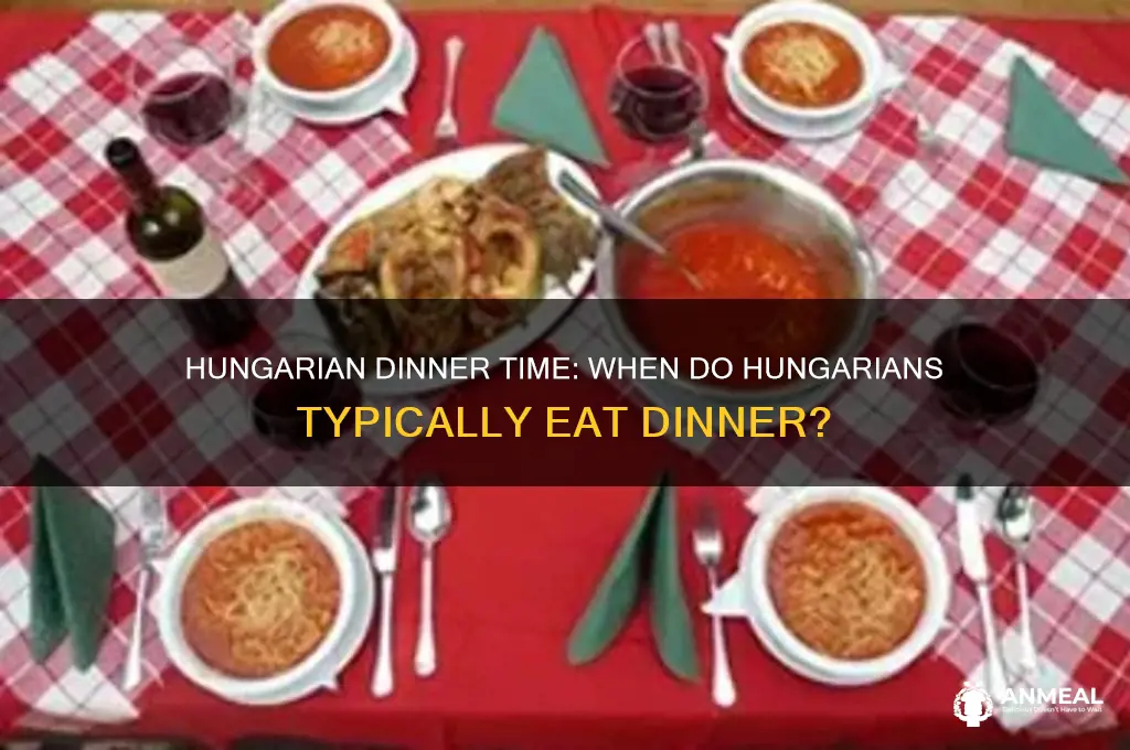 what time is dinner in hungary
