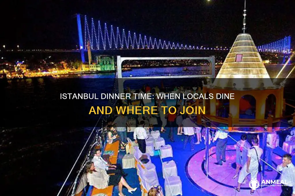 what time is dinner in istanbul