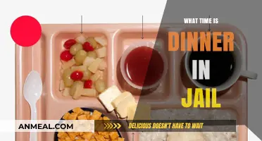 Behind Bars: Uncovering Dinner Time in Jail and Its Routine