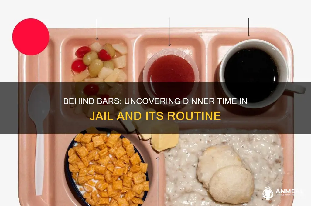 what time is dinner in jail